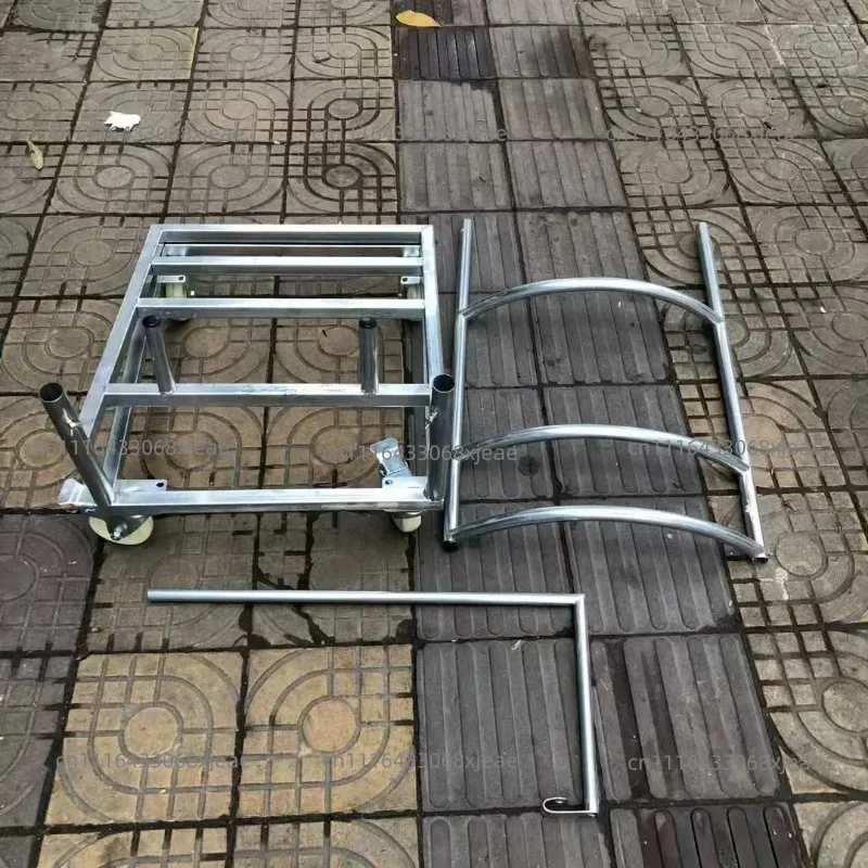 Heavy Duty Drum And Gong Stands Portable Rolling Drum Carts With Wheels For Lion Dance Performance