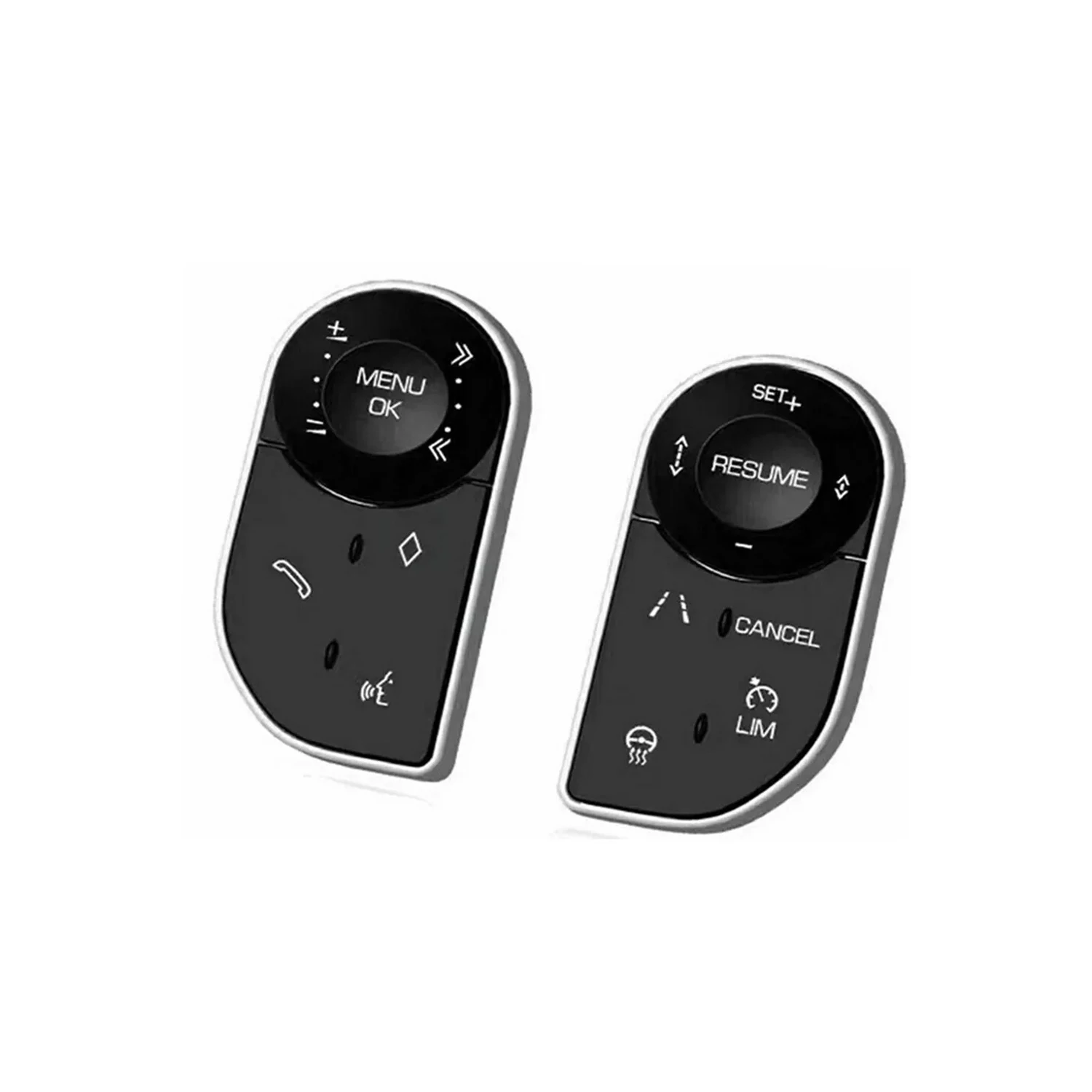 Pop 2PCS New Steering Wheel Control Switch Button For Range Rover Sport Discovery 2014-17 L405 L494 L462 Car Replacement Parts