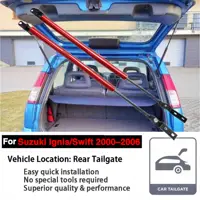 Para SUZUKI IGNIS FH MH 2000-2008 SUBARU JUSTY maletero trasero soporte de elevación amortiguador puntales de Gas varilla de apoyo amortiguador 550mm
