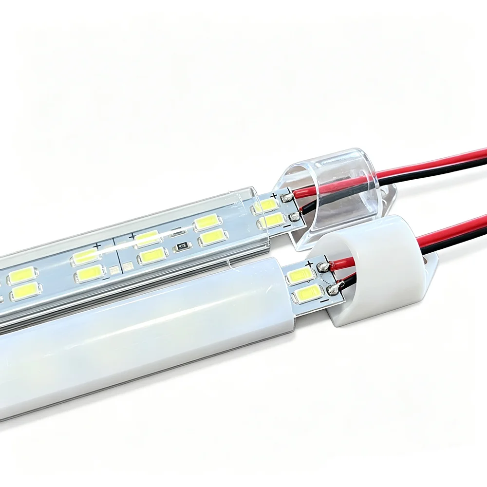 LED Bar Light 10cm 15cm 20cm 28cm 35cm DC12V 24V 5730 LED Hard Rigid Strip With Cover For Kitchen Cabinet Lighting
