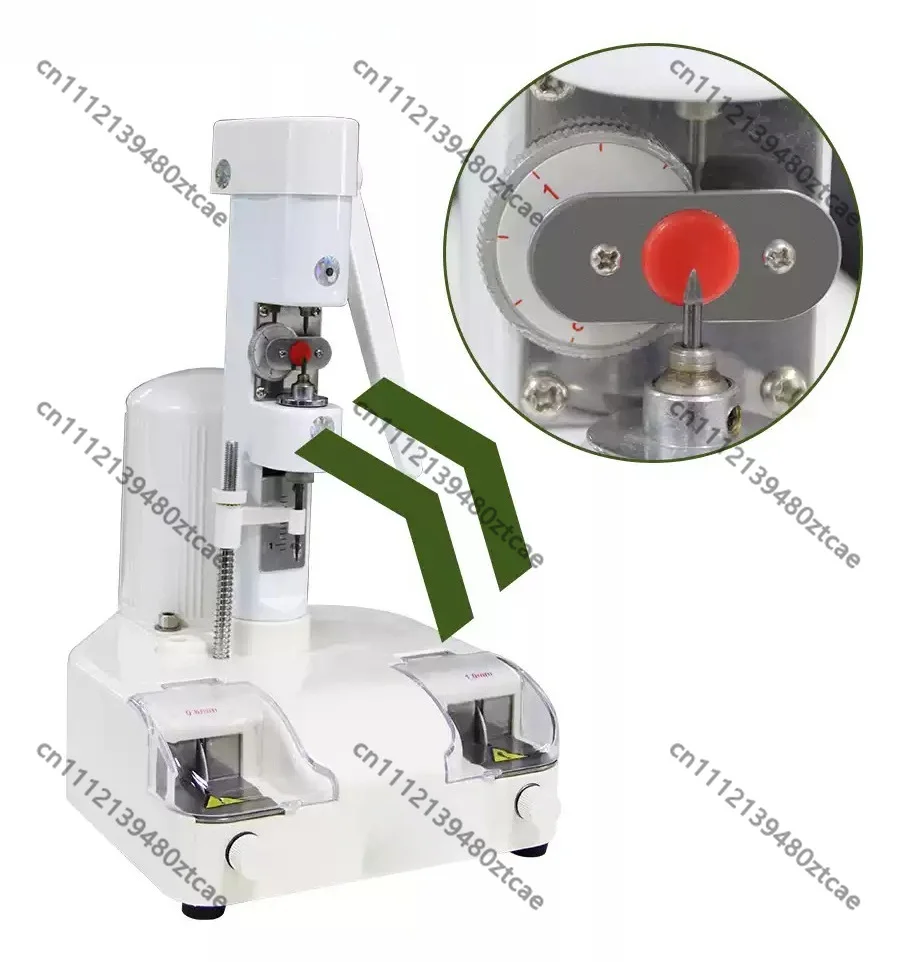 Punching & Sawing Processing Machine For Rimless Optical Lens Sawing Instrument For Eyeglass Store Lens Machining Hardware