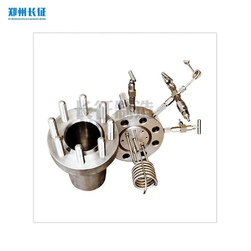 Stainless Steel Hydrogenation Reaction High Pressure Reactor With Magnetic Stirrer Coupling Mechanical Agitation