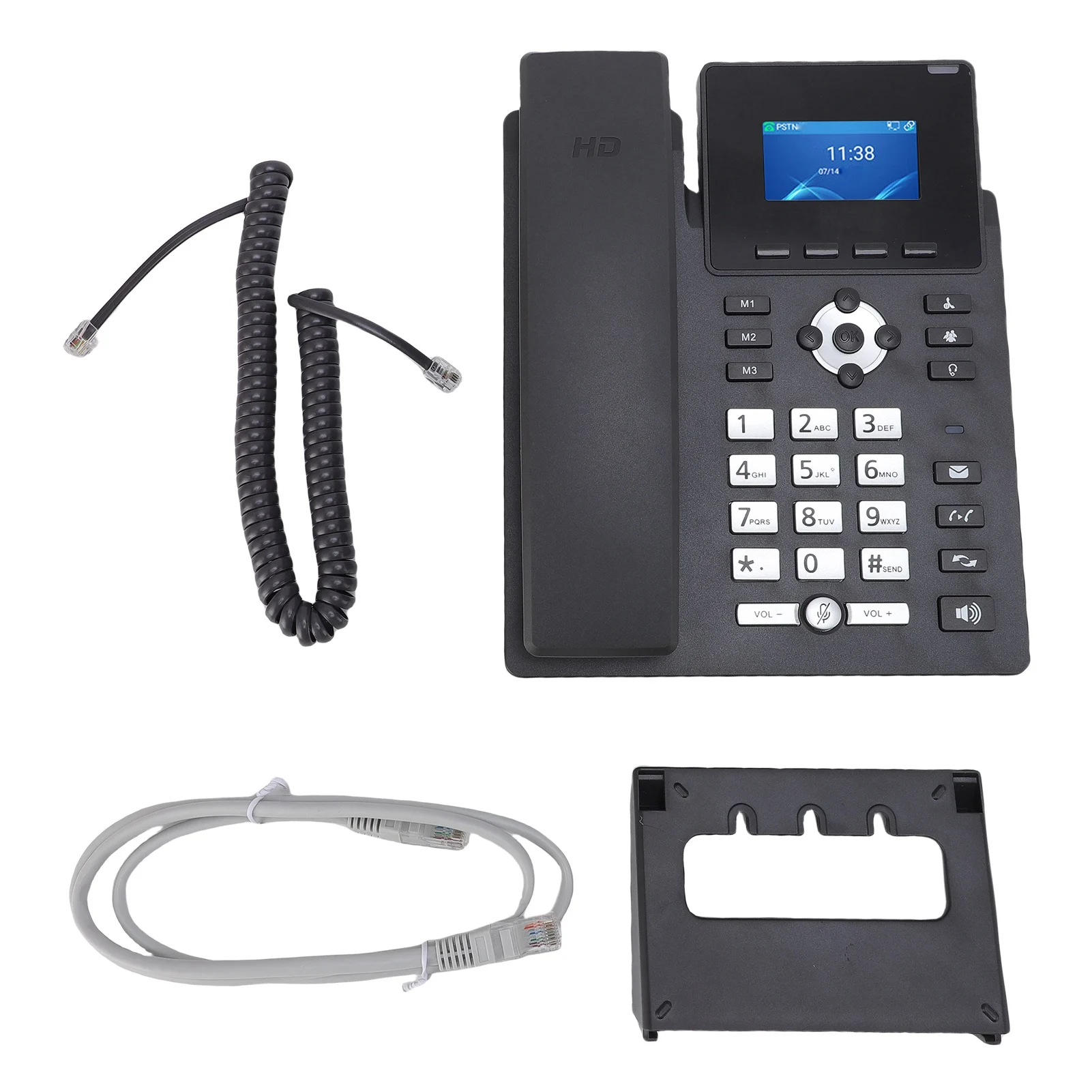 2.4 بوصة IP الهاتف IP الهاتف IP حسابات VoIP 2.4 بوصة اللون عرض المزدوج ميناء جيجابت إيثرنت سطح المكتب وسائل الإعلام الأعمال الهاتف