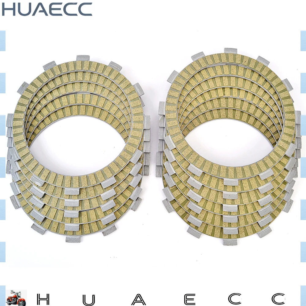 Clutch Friction Plates for Yamaha XV1900A Roadliner Midnight Star XV1900CU Raider S XV1900AS Roadliner S 5JW1632100 5YU1632100