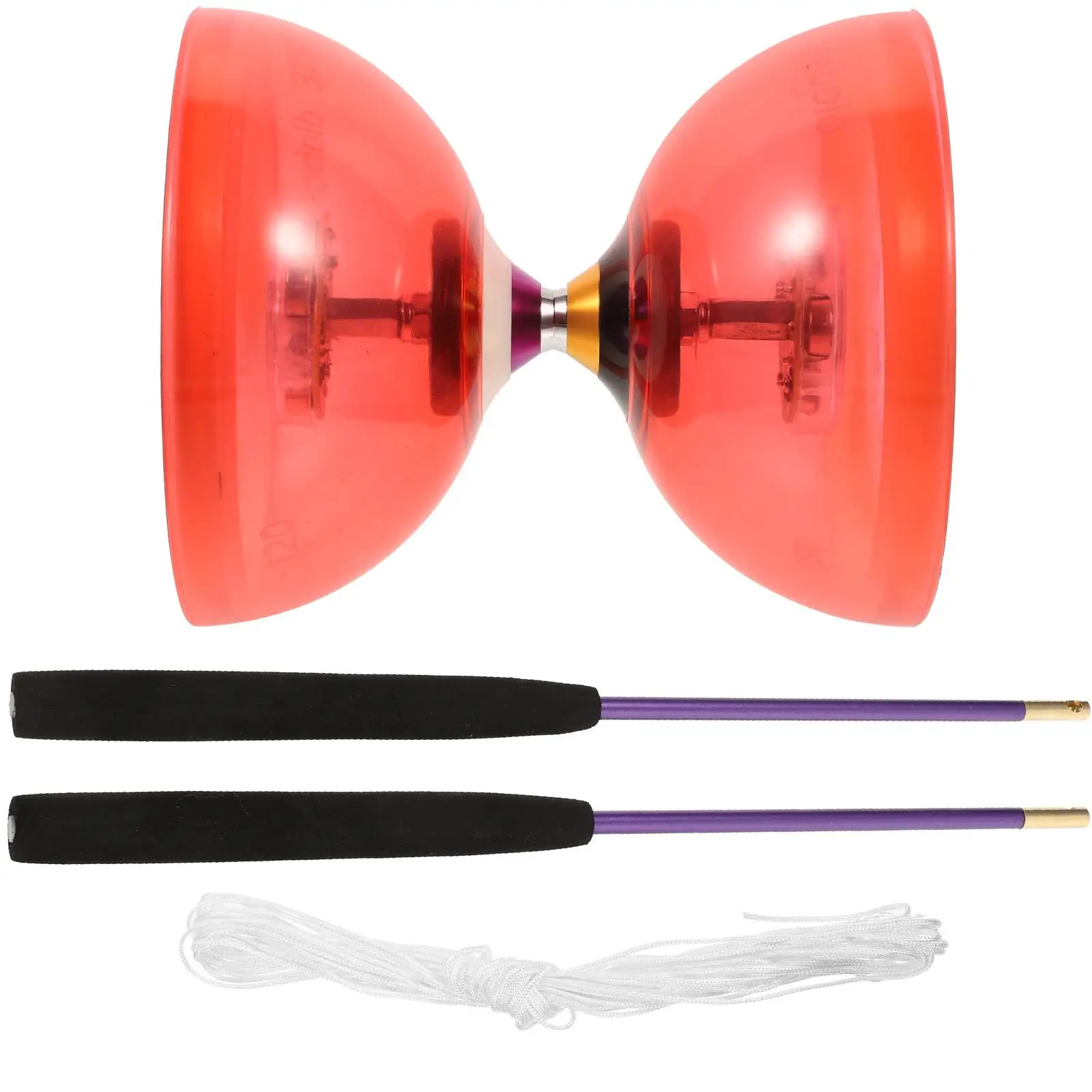 

Хрустальный подшипник Diabolo, жонглирующий трюк, игрушка для начинающих, китайское йо-йо, красный студент