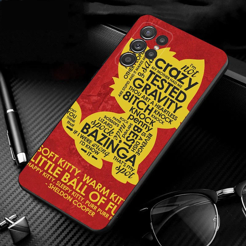 حافظة لهاتف سامسونج جالاكسي S25 S24 S23 S22 S21 S20 Ultra S20 S22 S21 S23 S20 FE S24 Plus The Big Bang Theory برنامج تلفزيوني #4