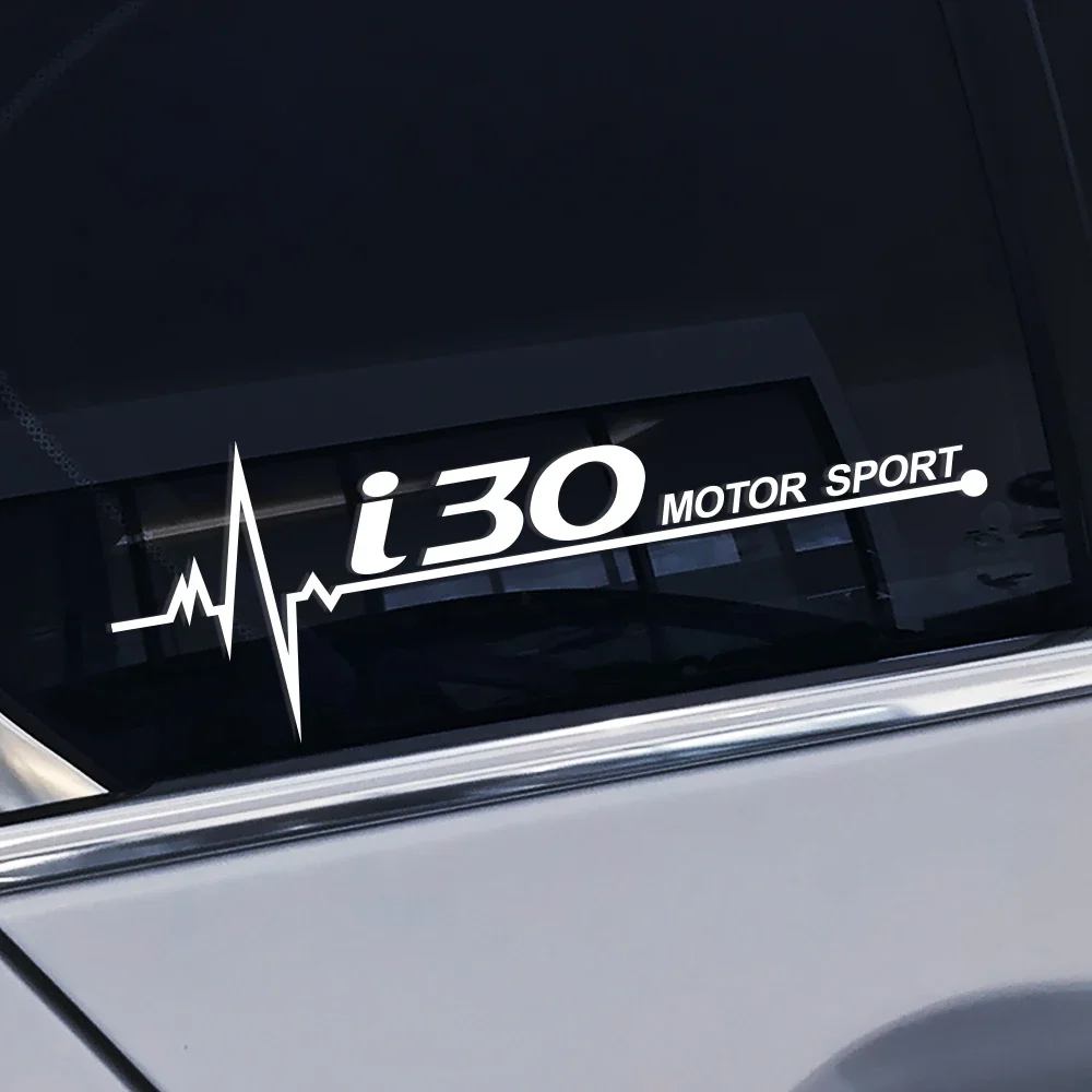 ملصقات نافذة السيارة الجانبية ملصق البرق ملحقات ضبط السيارات لشركة Hyundai i40 i30 i10 i20 IX35 IX20 Solaris Azera Santafe GDi