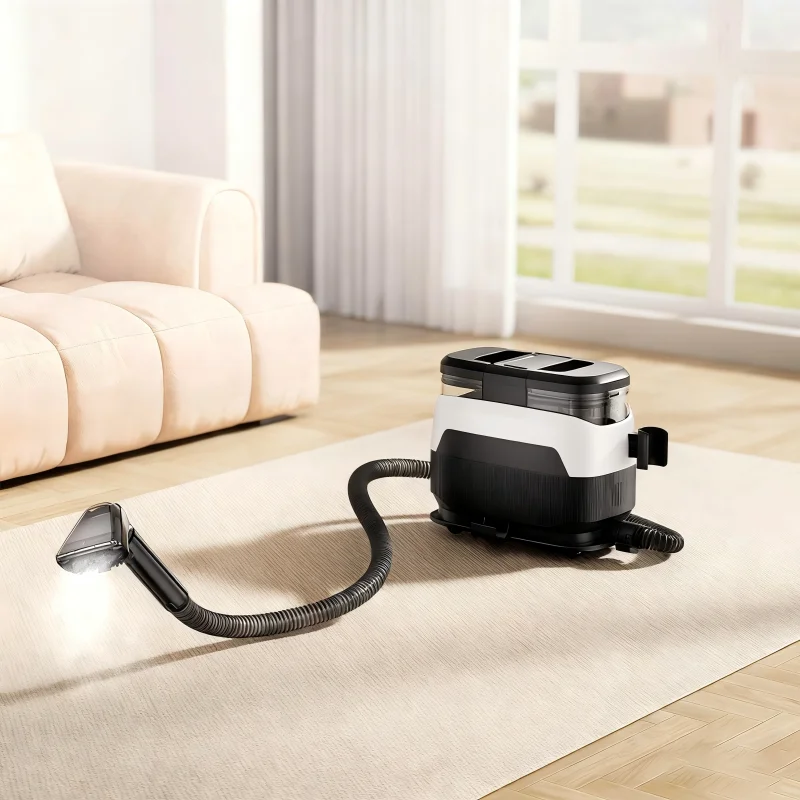 2026 in Stock Spray Steam Double Filtration Fabric Water Washing Handheld Vacuum Spot Cleaner Washer Wet and Dry for Home Use