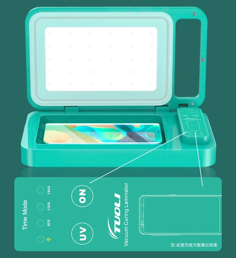 

TL-X9H Mobile Phone Screen Protector Film Uv Coating Light Curing Machine