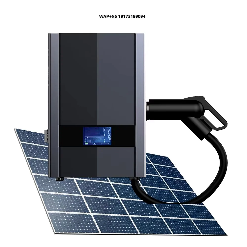GBT CCS Chademo 40kW EV DC Wallbox Charger Solar Storage PV BESS EV Charging Station for Home Use