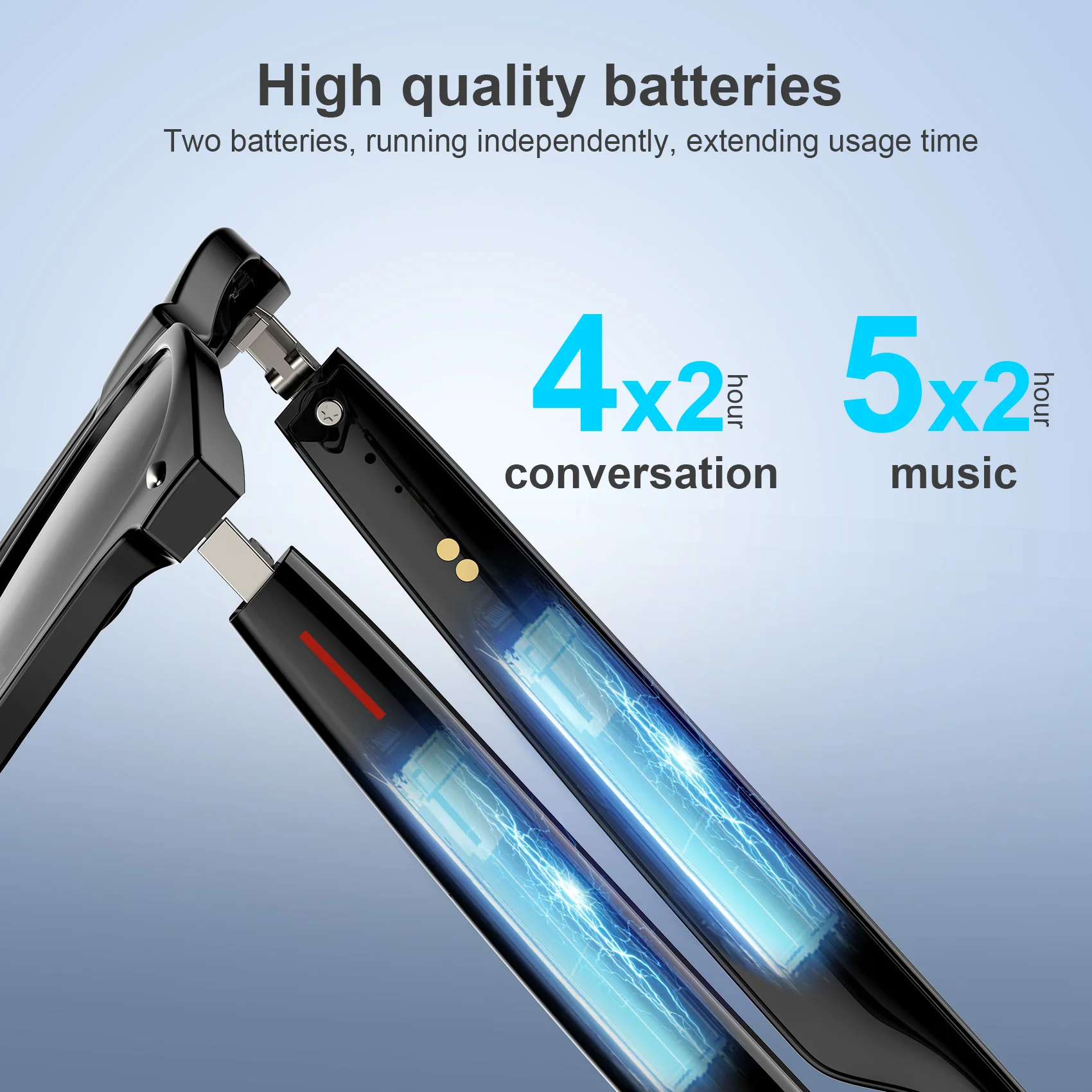 Blackview Новые умные очки E13 с защитой от Bluelight, беспроводные Bluetooth-вызовы и голосовой помощник, очки с сенсорным управлением и микрофоном, динамиком