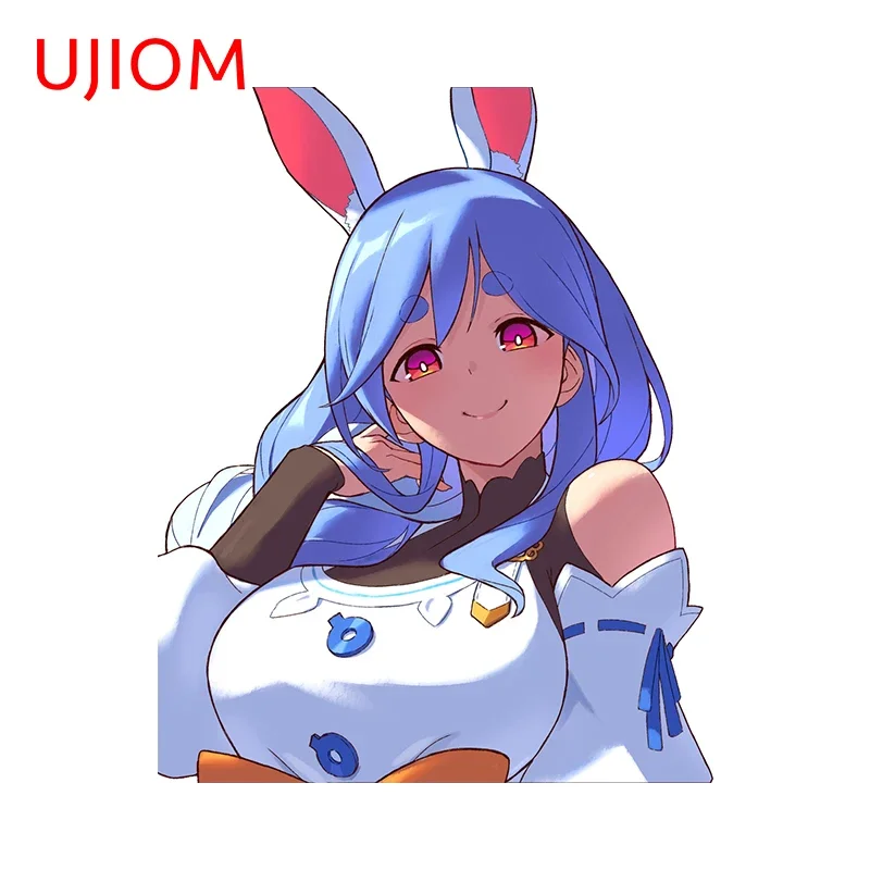UJIOM 13cm X 10.4cmn Sexy Pekomama Anime Girls Wall Stickers Children Room Decal Creative Vestibule Home Decor Wallpapers