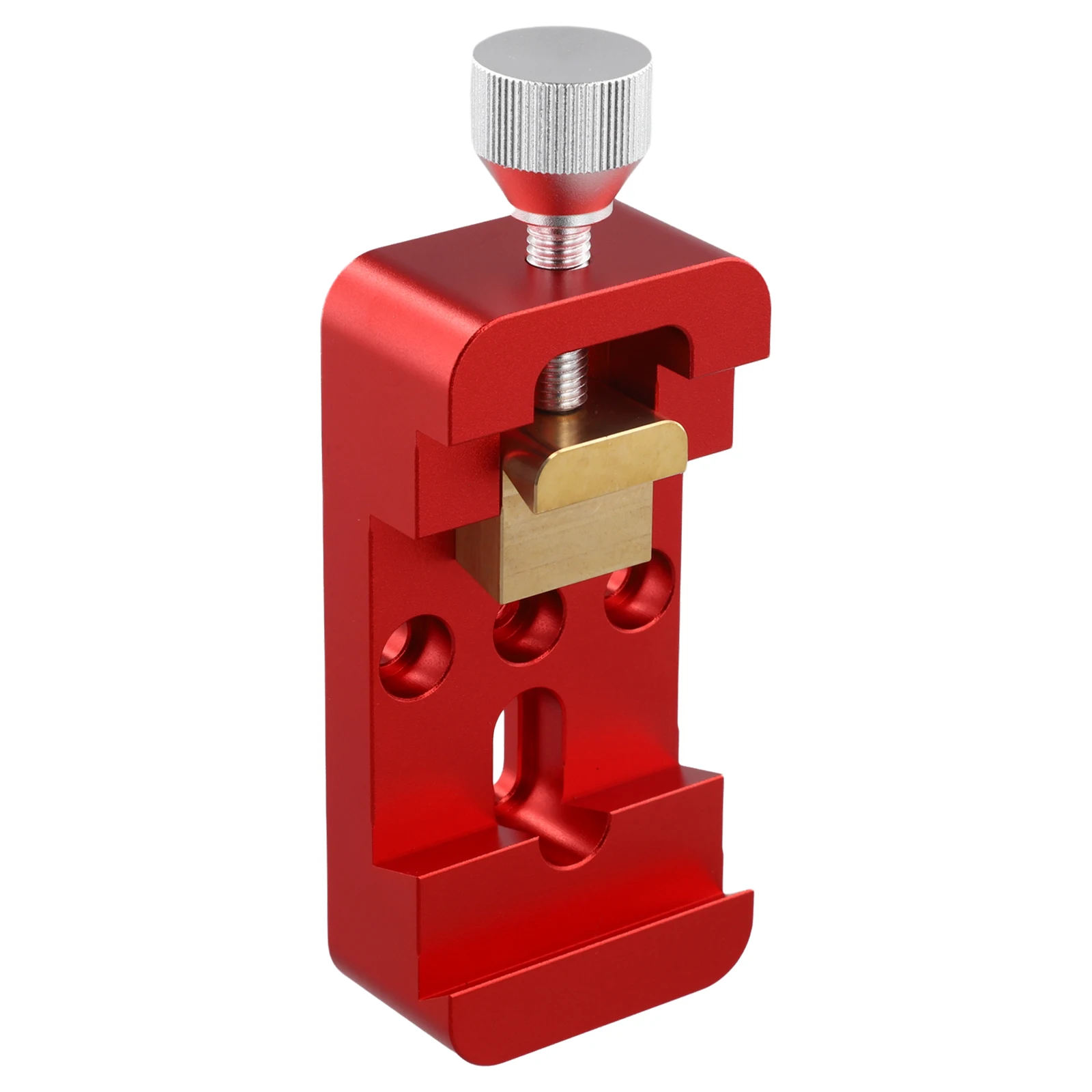 Aluminum Dovetail Mounting Base Clamp for Equatorial Mount of Astronomical Telescopes Featuring Secure Double Bolt Installation