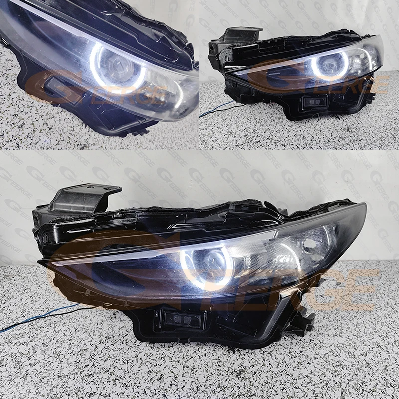 For Mazda 3 Mazda3 Axela BP 2019 2020 2021 2022 2023 2024 Ultra Bright COB Led Angel Eyes Halo Rings Car Accessories