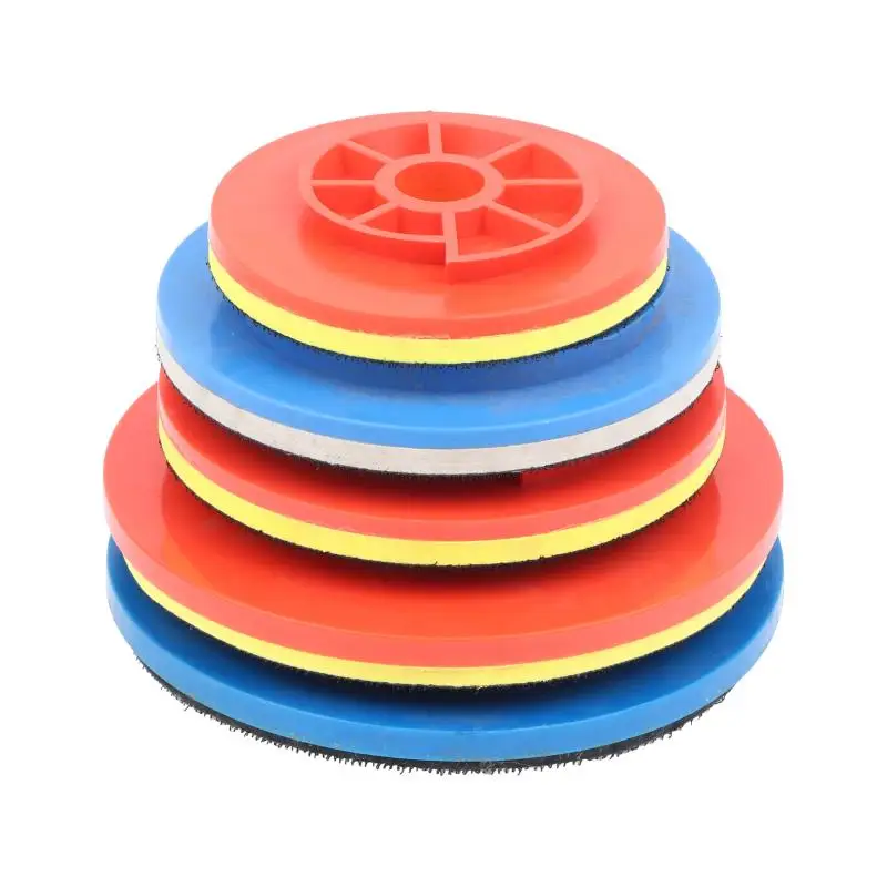 Snail Lock Snap Foam Back-up Pad With Plastic Base For Connection Of Angle Grinder And Polishing Pad With Snail Lock view 3