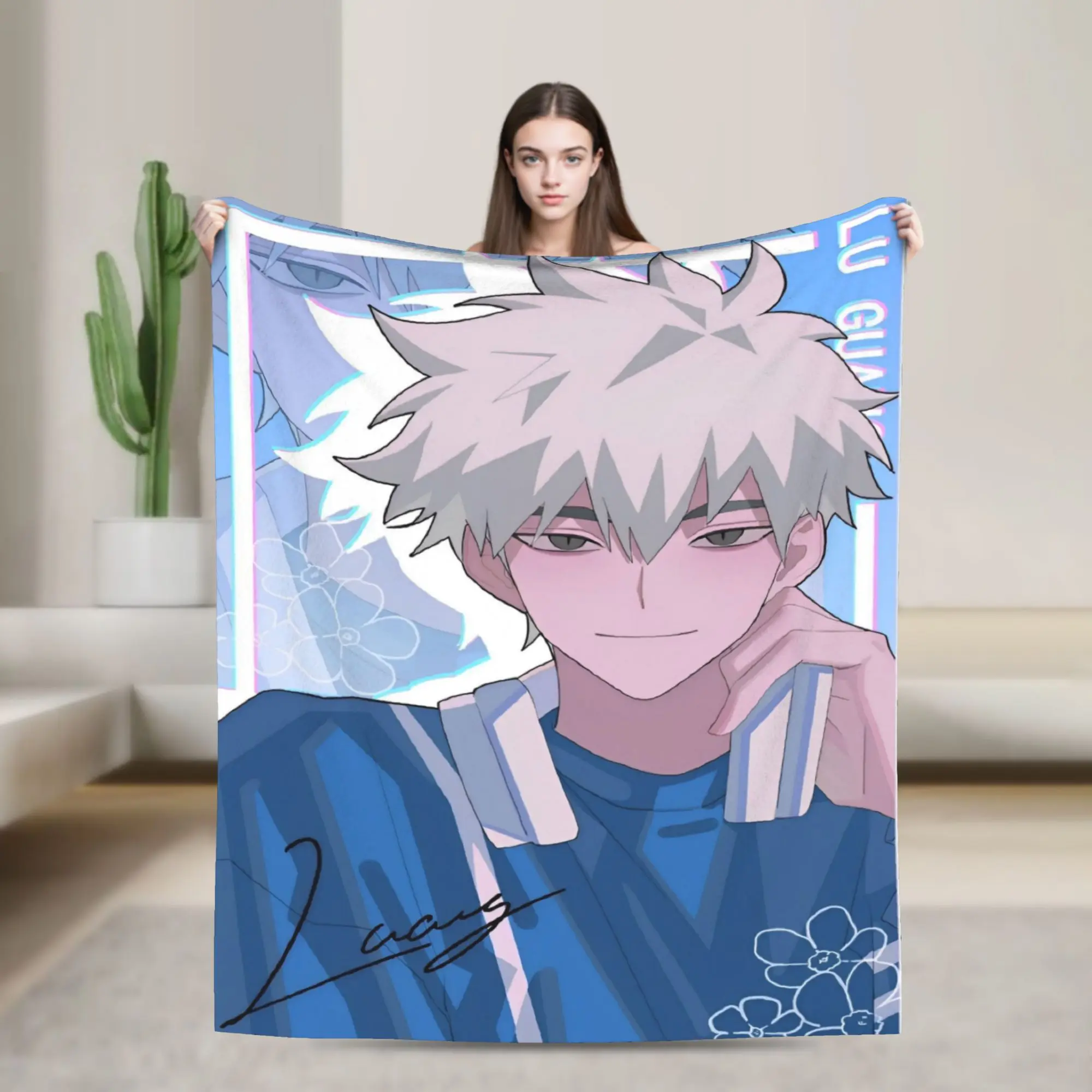 link click Blanket Multiple Sizes Cozy and Lightweight  Throw Blankets for Couch Sofa and Bed
