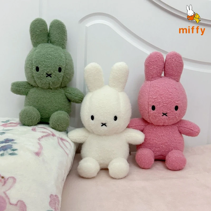 23cm Miffy Plush Doll Cartoon Multi Color Creative Stuffed Toys Dopamine Accompany Sleeping Plush Dolls Perfect Birthday Present
