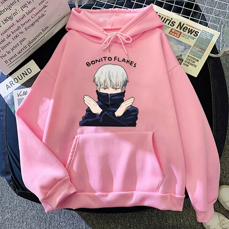 New Fashion Unisex Anime Inumaki Toge Printed Hoodies Men Women Casual Long Sleeve Hoodie Pullovers Teens Outdoor Sweatshirts