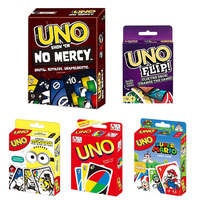 UNO FLIP! Pokemon Board Game Anime Cartoon Pikachu Figure Pattern Family Funny Entertainment uno Cards Games Christmas Gifts