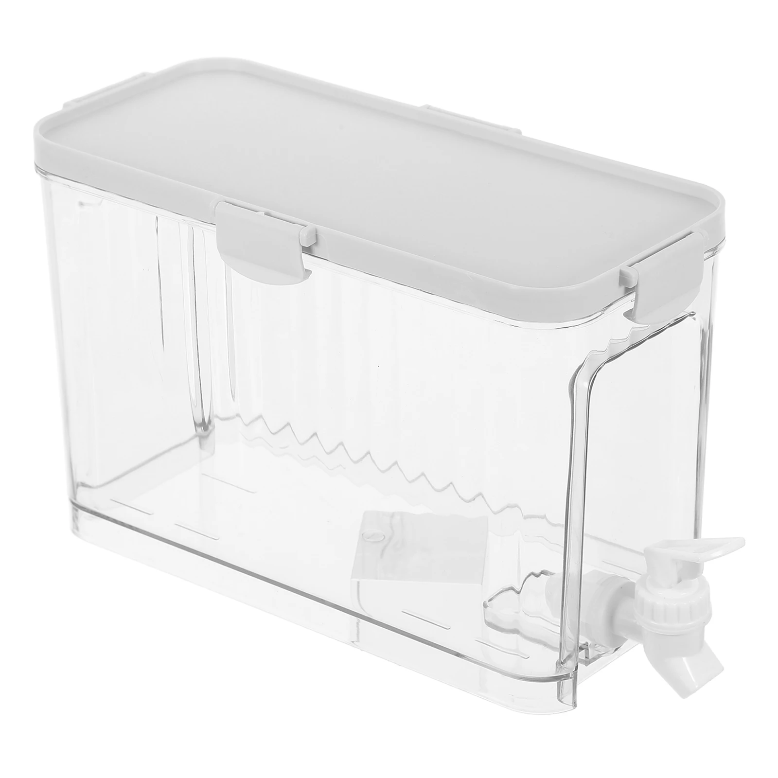 

Cold Water Pitcher Faucet Large Capacity Beverage Dispenser Jug Refrigerator Container Juice Storage Home Party Hotel