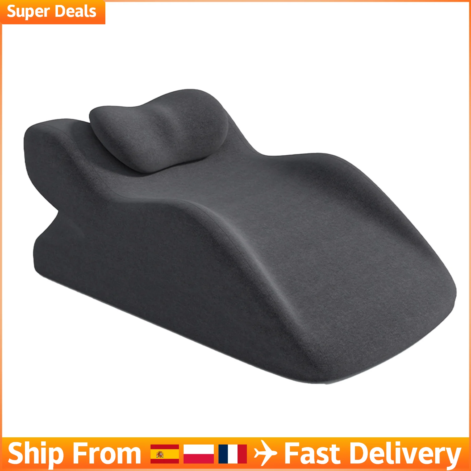 Cuscino a cuneo regolabile Cuscino versatile per il supporto della schiena del letto Cuscino per il sollevamento delle gambe per dormire Cuscino inclinato per alleviare il dolore Resto del letto Uso