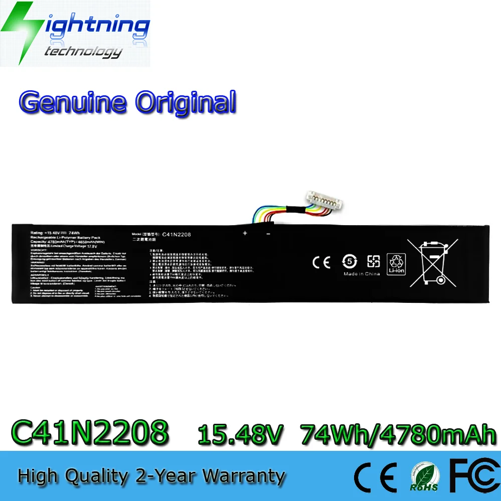 New Genuine C41N2208 Battery For Asus ROG Ally RC71L Gaming Handheld Player 74Wh