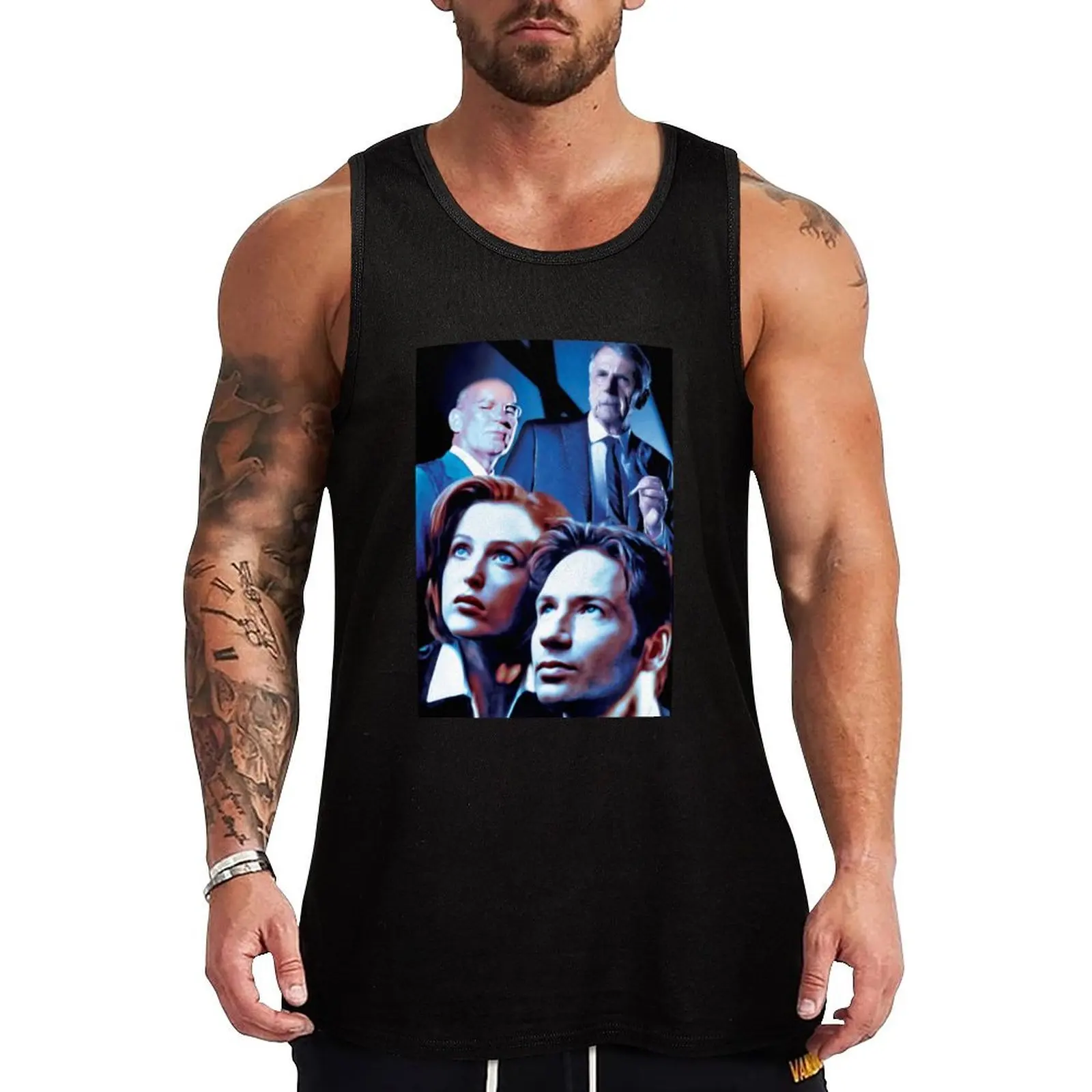 Copy of Mulder and Scully Tank Top Classic Basic Tank Top Regular Fit Casual Sleeveless
