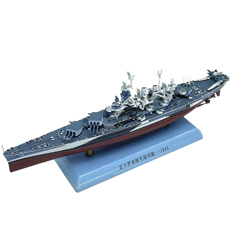 

Diecast Alloy Model of the Battleship USS Militarized Combat North Carolina 1:1000 Scale Toy Gift Collection Simulation Display