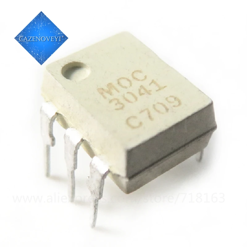 MOC3041 3041 DIP-6 재고 있음, 로트당 10 개