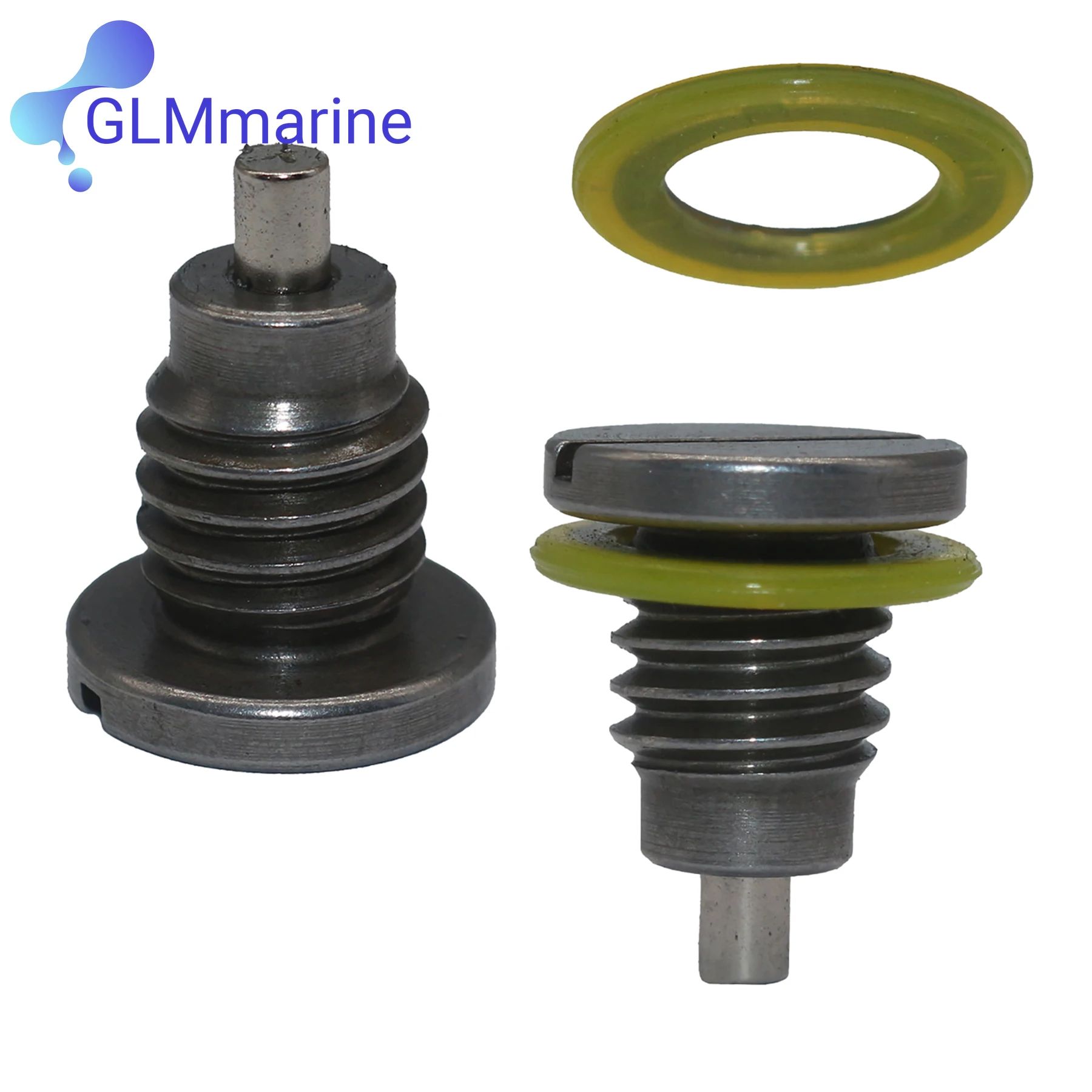 2 Set Magnetic Drain Screw & Washer 10-14834A1 For Mercury Marine 18 25 30 35 40 50 60 70 80 90 100 115 140 150 300 HP 22-67892