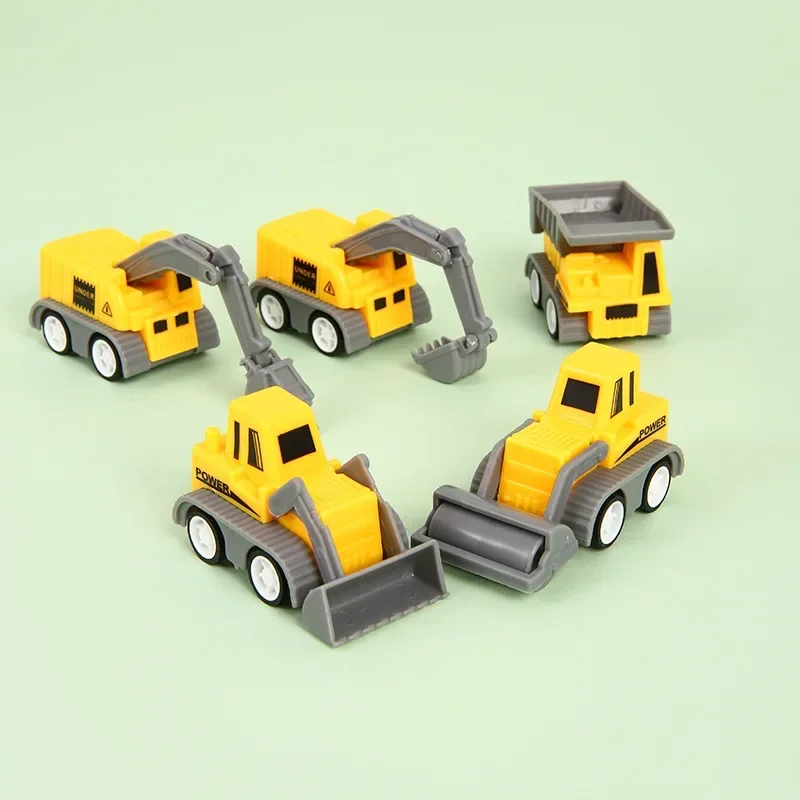 Excavator Engineering Toy for Kids - 1Pc Mini Pull Back Construction Vehicle, Great for Birthday Party Favors and Pinata Filler