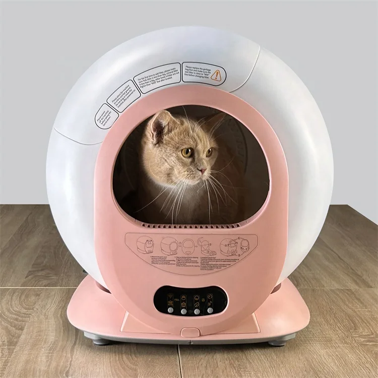 

New Model Electric Self Cleaning Smart Toilet Automatic Cat Litter Box App Control Customized Color for Cats