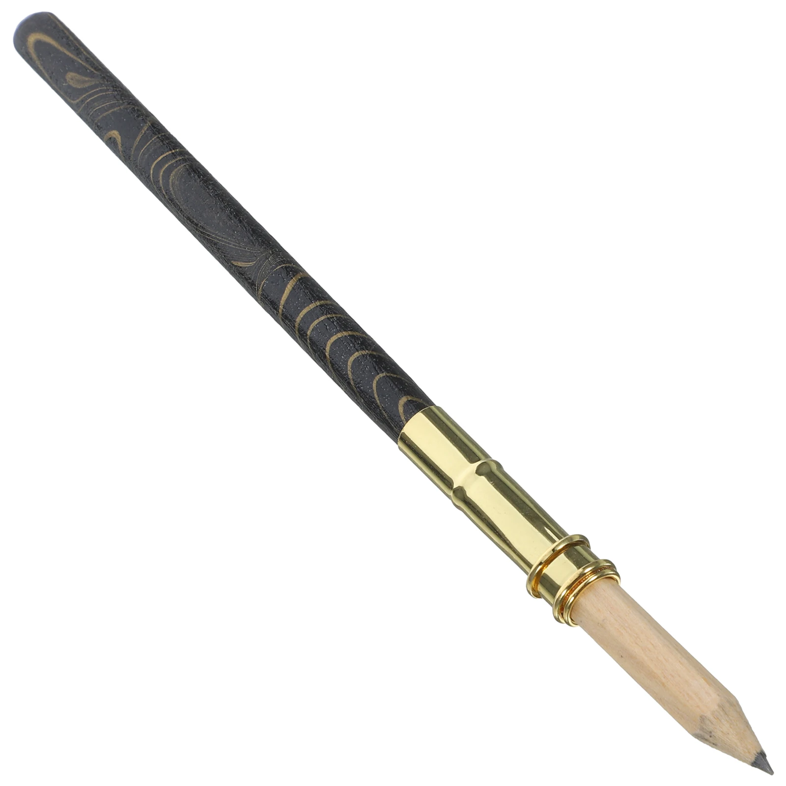 

Pencil Extender Holder Crayon Extension Tool Bamboo Style Office Write Supplies Sketch Pen Water Dip School