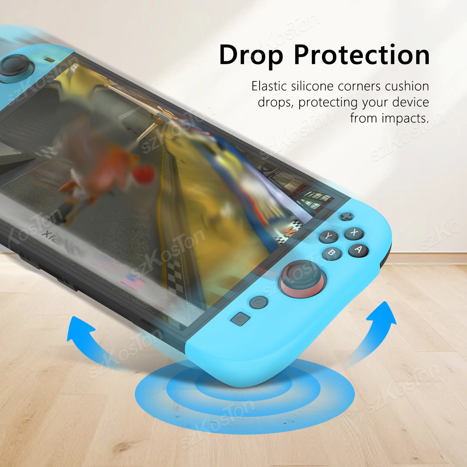 Para NS Switch 2 Joy-Con controlador mango funda protectora de silicona cubierta de protección antideslizante cubierta de protección antideslizante