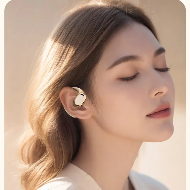 Dual Ear Noise Cancelling Wireless Bluetooth Earphones Bone Conduction Hanging Ear Waterproof Sports Earphones Bluetooth