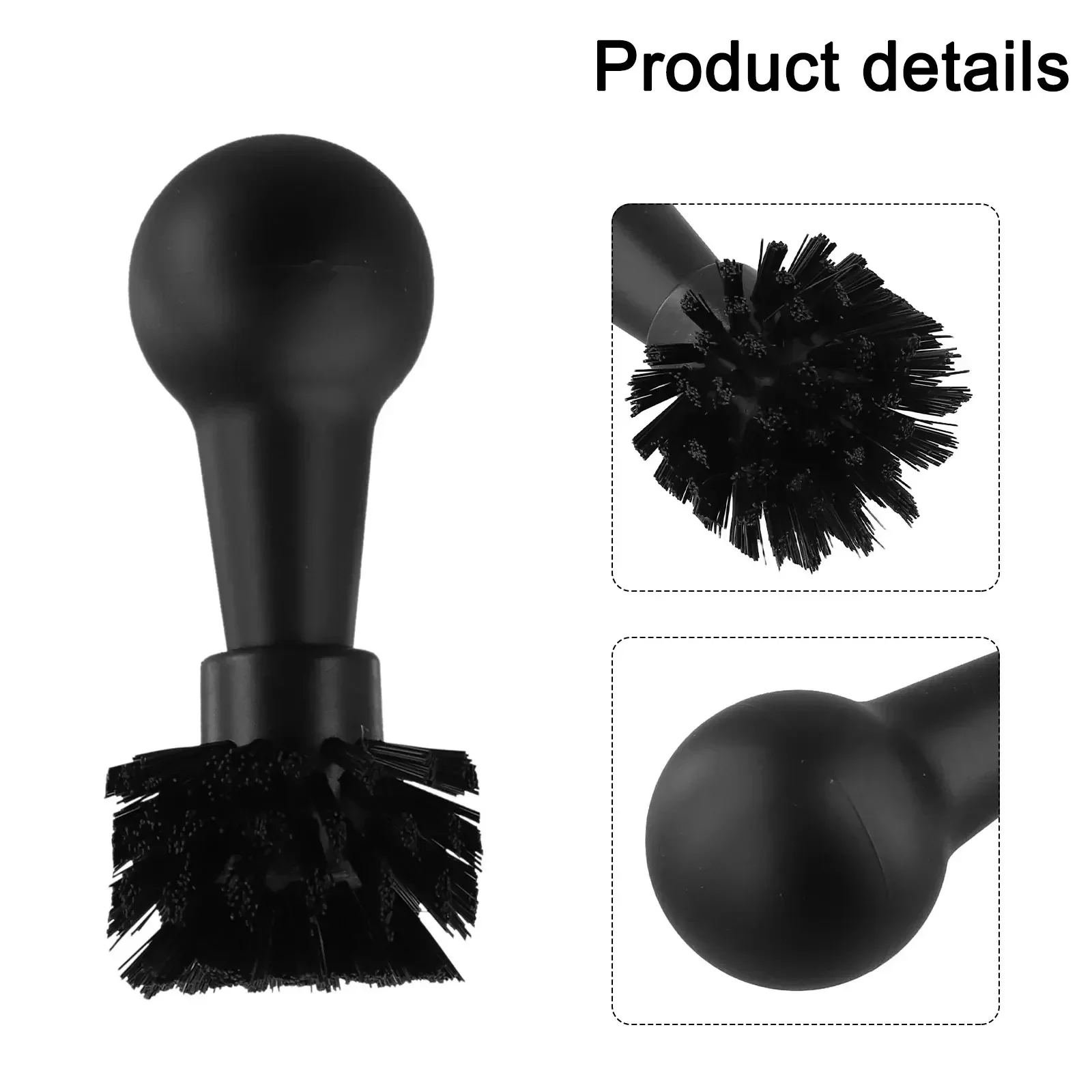 Nylon Bristled ABS Cleaning Tool Designed Specifically for Easy Maintenance of Standard Sized 51 58mm Coffee Filter Baskets