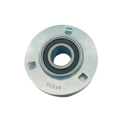 SBPF204 Stamped Steel 3 Bolt Round Flange Bearing Unit 20mm Bore SB204 PF204 Insert Ball Bearing Light Duty for Conveyor