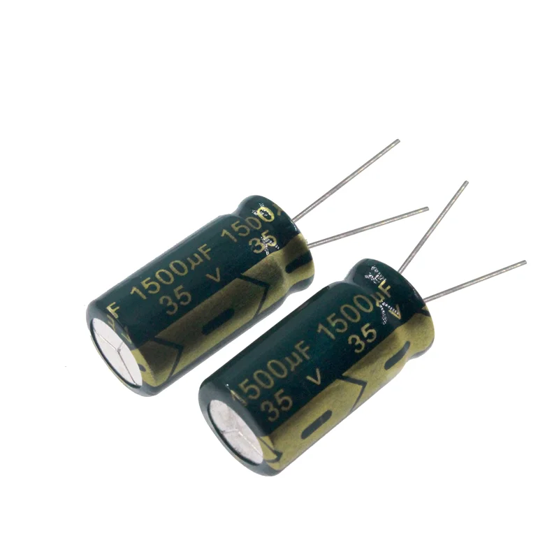 10Pcs 1500UF 35V 1500MFD 35โวลต์13*20Mm อลูมิเนียม Electrolytic Capacitor Radial 1500mf35v 1500uf35v 35v1500mf 35v1500uf