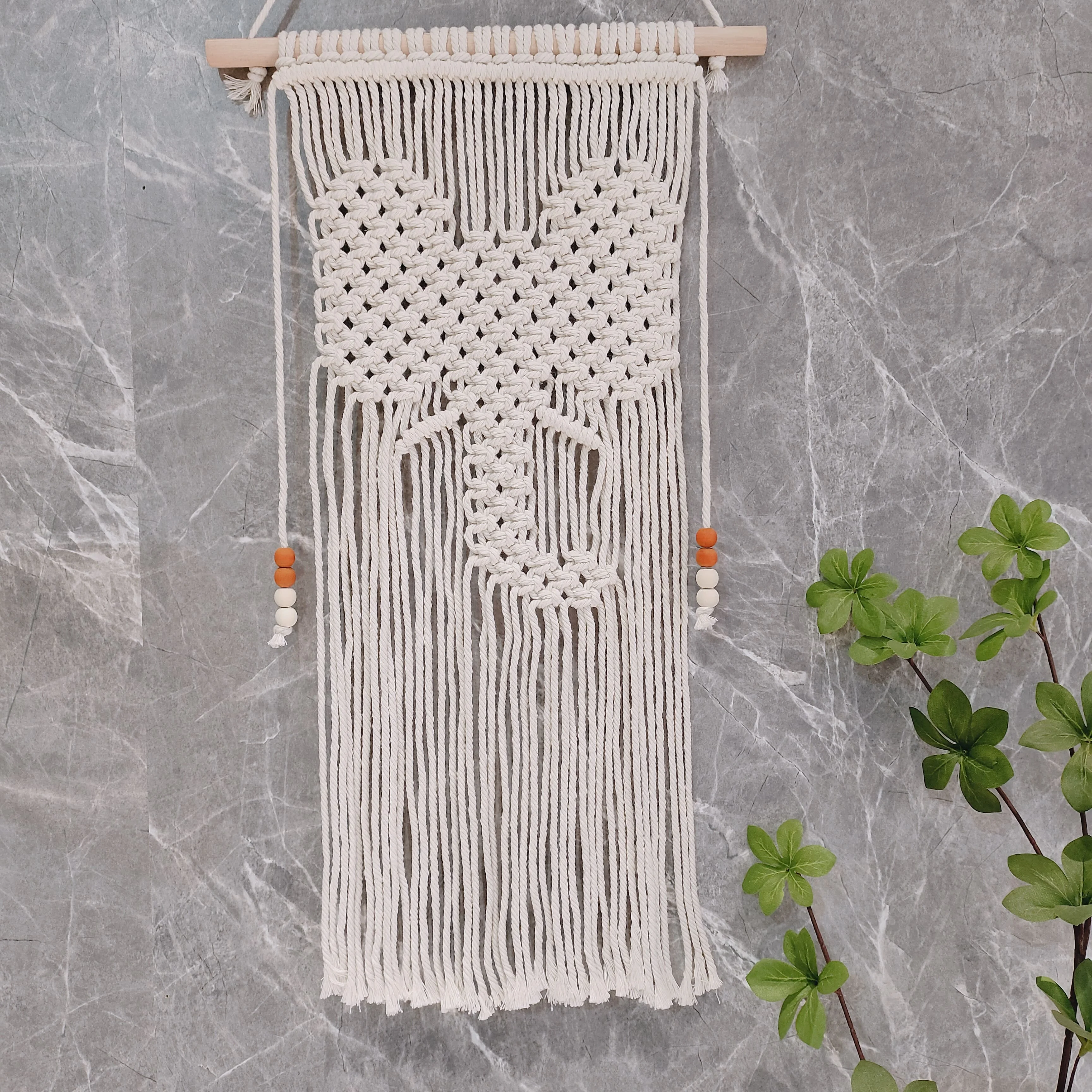 Macrame Wall Hanging for Kid's Room - Macrame Elephant Head - Elephant Wall Decor - Nursery Wall Hanging