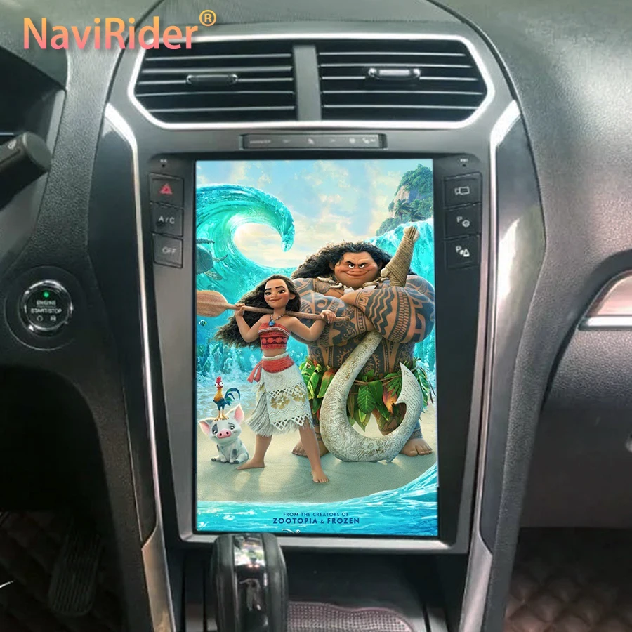 Tesla Style 12.1inch Android Screen GPS Navigation For Ford Explorer Platinum 2018 2011-2019 Stereo Car Multimedia Video Player