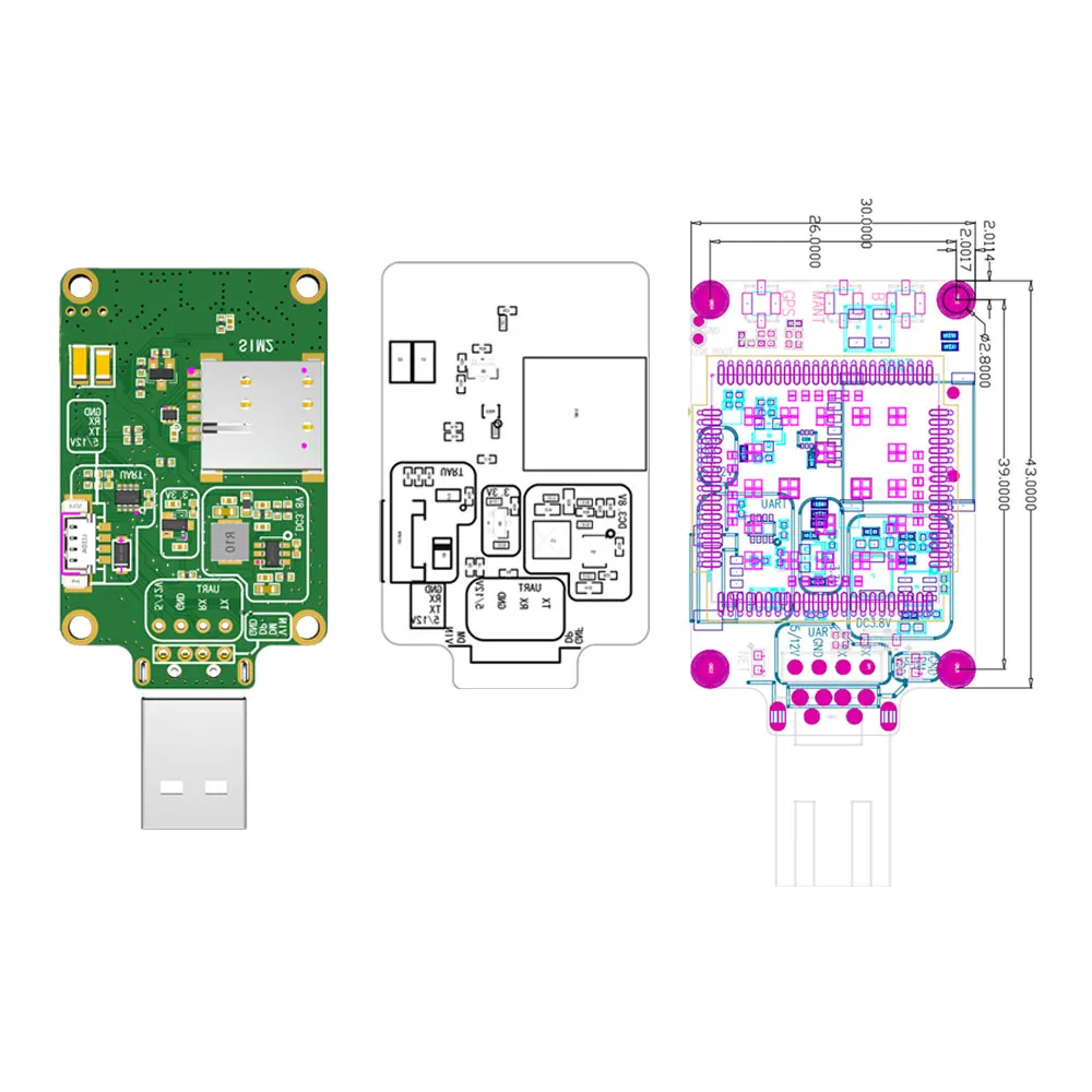 ¡¡¡EN STOCKJ!!!! !SSKY IOT STORE USB DONGLE IMCOM SIM7672G SIM7672E SIM7672NA LTE CAT1 USB Dongle, con GPS banda Global 1 Uds