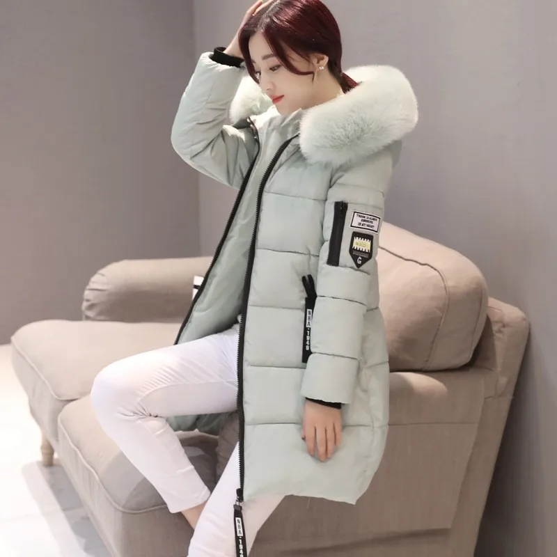 Winter Clothes For Women Thicked Fashion Jackets Korean Parkas 2025 Ropa Mujer Furry Hooded Zipper Tunic Tops Thicked Warm Coats