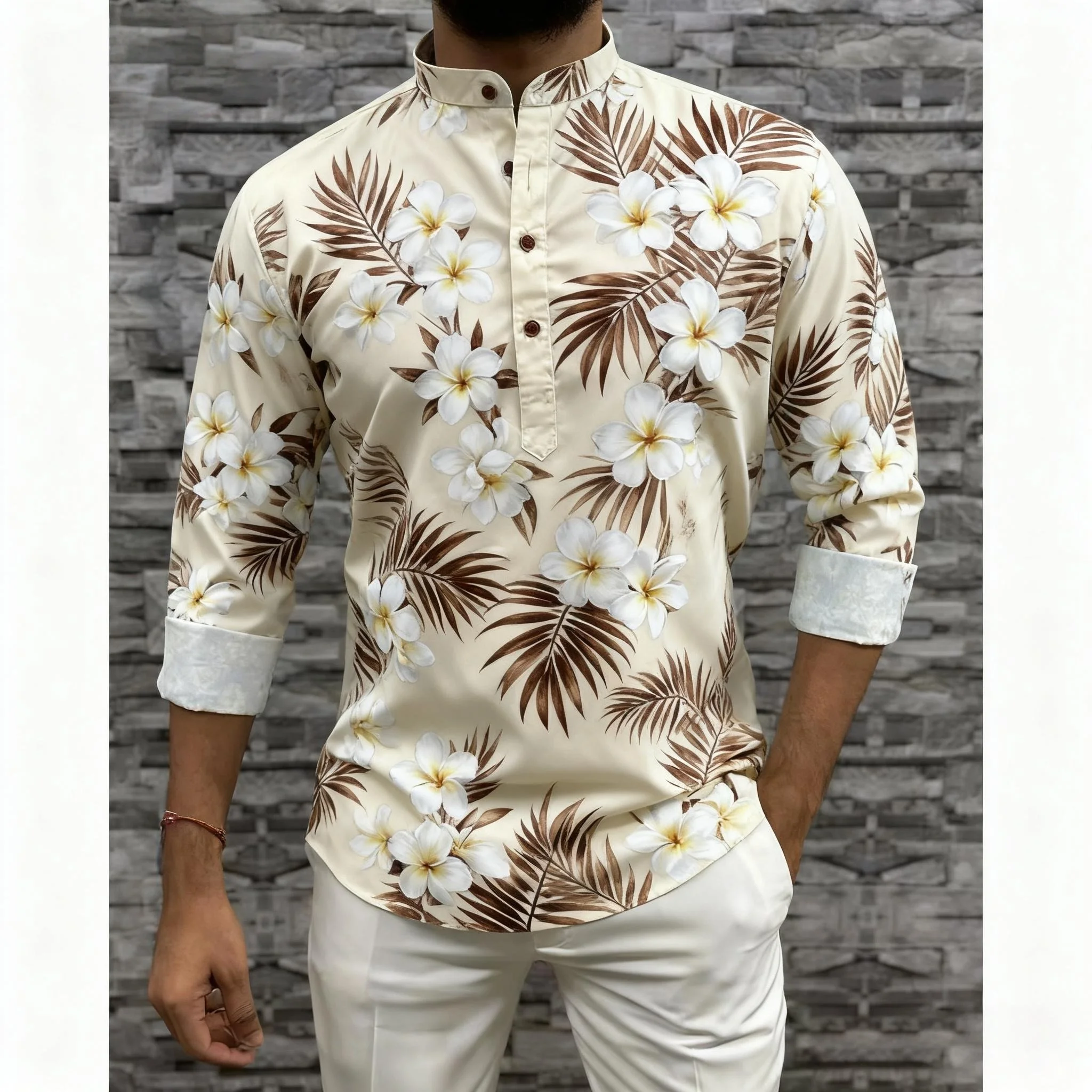 Мужское платье Абая Тобе в арабском стиле с длинными рукавами, мусульманский пуговик, кафтан с полосками, однотонное платье, рубашки, мусульманские мусульманские мусульманские рубашки, Ropa Arabe De Hombre