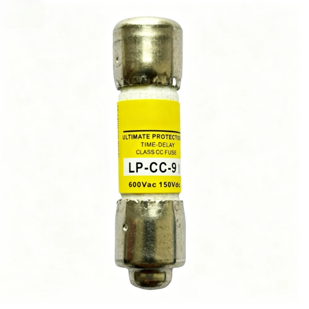 5/10Pcs 9A LP-CC-9 Time Delay Fuse Class CC 600VAC 150VDC
