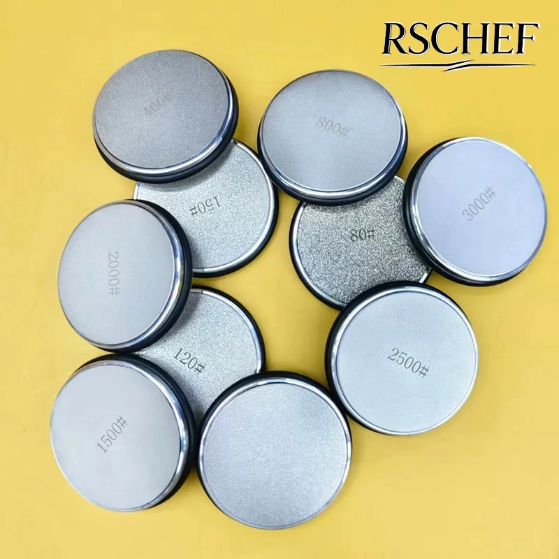 Rollender Messerschärfer Diamant-Schleifstein Magnetischer Winkelroller Ersatz-Zubehör für Küchen- und Haushaltsmesser