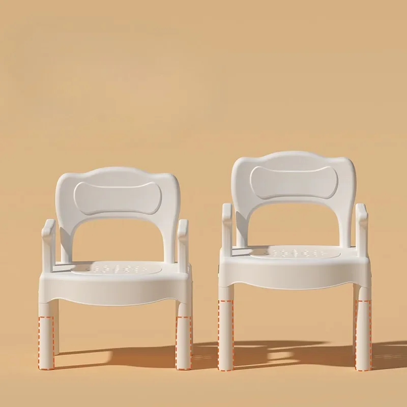 Sedia da doccia moderna con schienale Sedia ergonomica di design per anziani Tabouret Salle De Bains Mobili da bagno