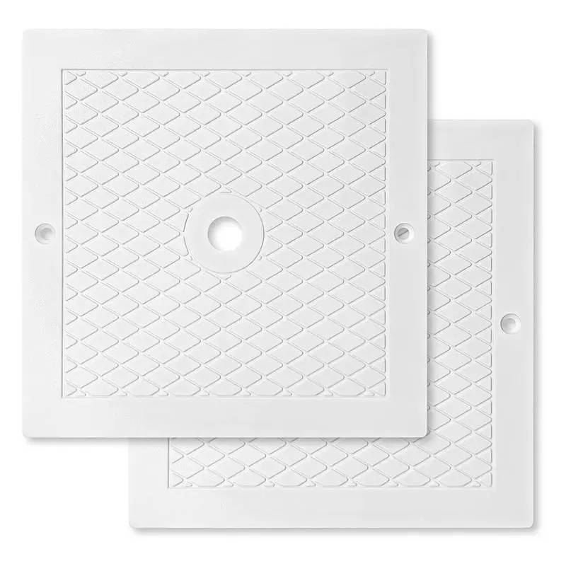 

TFORU-For HAYWARD SPX1082E,SP082 1083 1084 Compatible 10" Pool Skimmer Lid Replacement Cover 2 Pack Square Skimmer Basket Deck