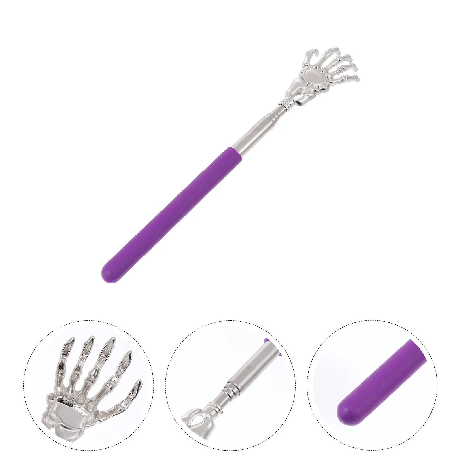 

1pcs Stainless Steel Retractable Back Scratcher Long Reach Itch Relief Tool For Elderly Pregnant Women Durable Massager Backslap