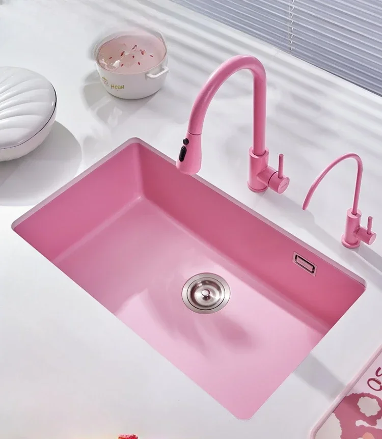 

Кухонная раковина, каменная мойка, большая одинарная раковина, гранитная вставная мойка посуды, мытье овощей