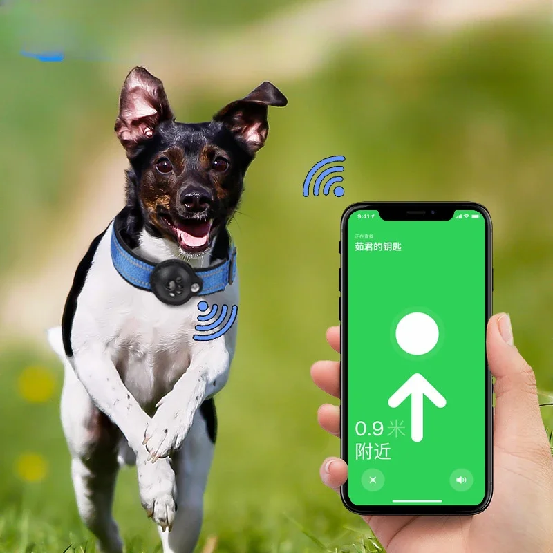 

Y Reflective Pet Collar Embedded Protective Cover Jarre Aero Bull Corgi Anti-Lost Tracking Positioning Collar